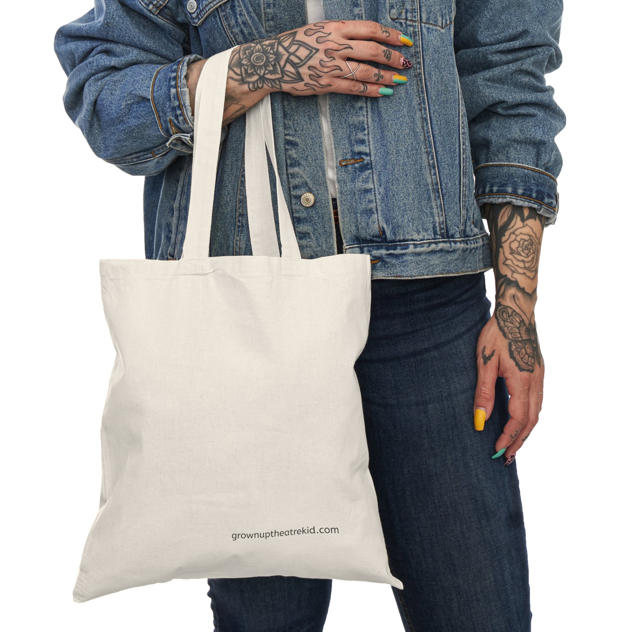It’s a Beautiful Day to Teach Theatre – Natural Canvas Tote Bag (Canada) 🎭