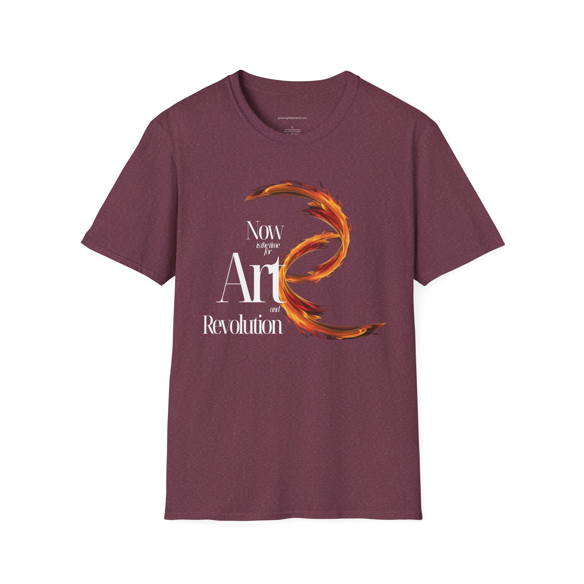 "Now Is the Time for Art and Revolution" T-Shirt – Wear the Movement