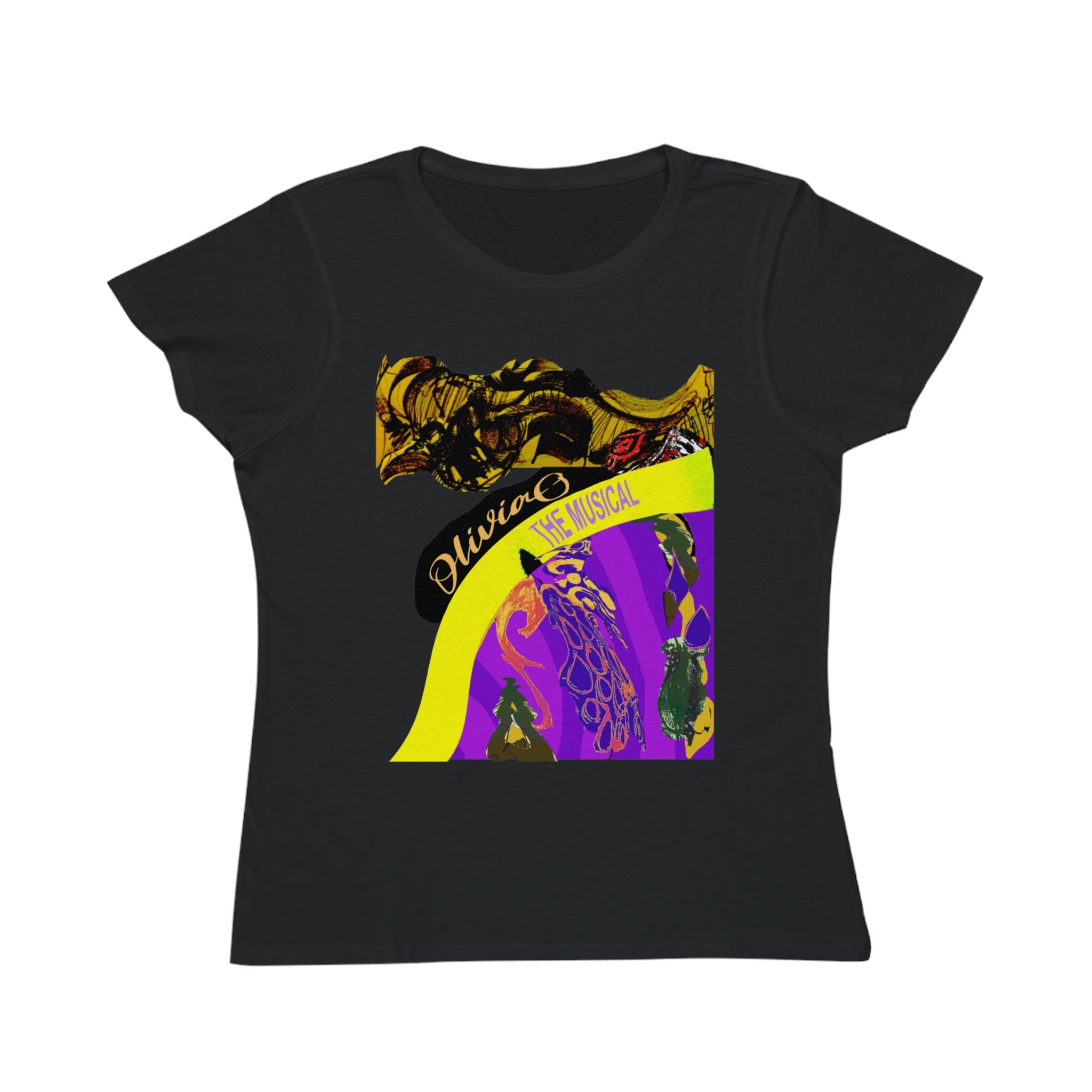 Olivia O, The Musical – Organic Unisex Graphic T-Shirt Design by Gabby Vazquez 🎭🌿