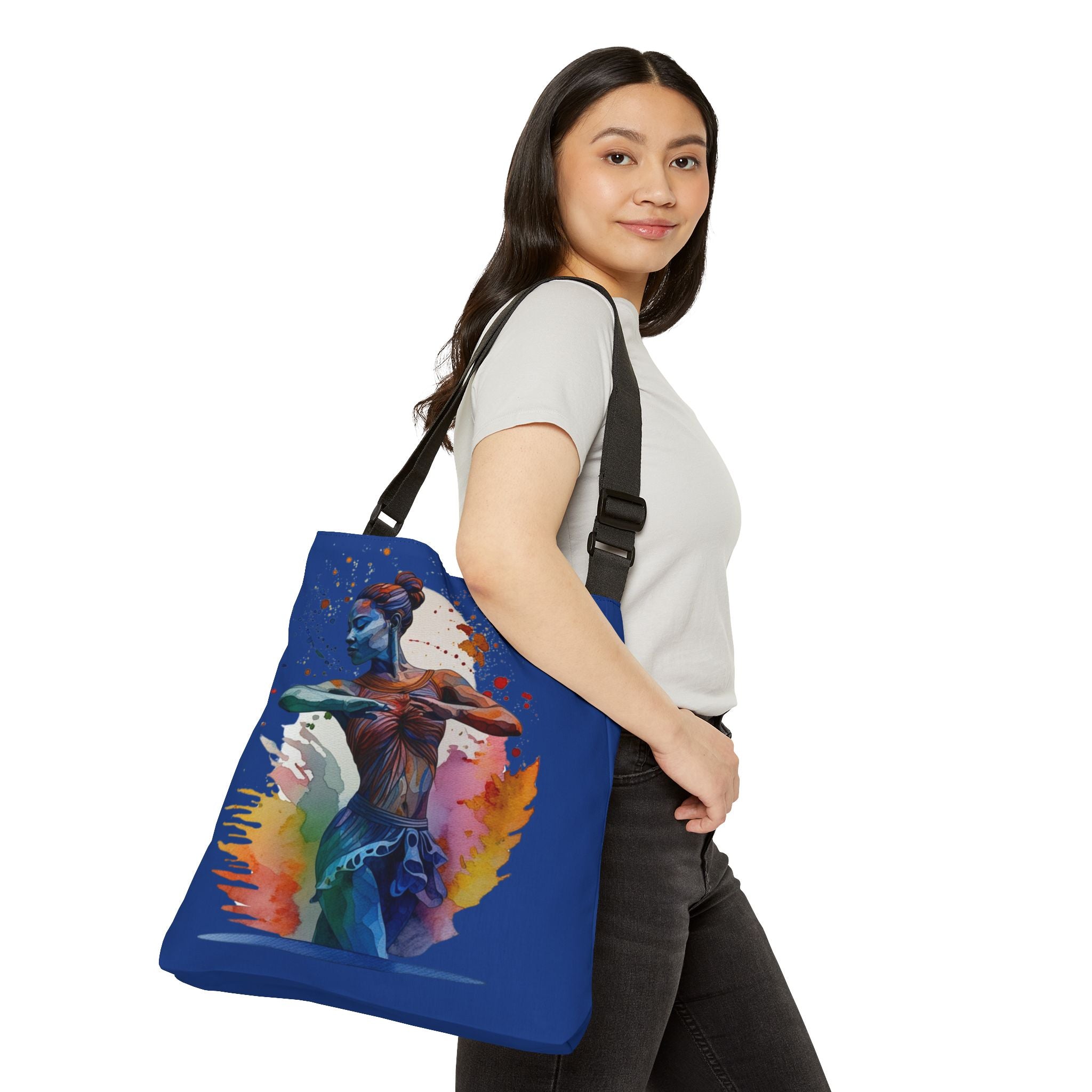 "Dancers Are the Athletes of God" Tote Bag – Carry Your Passion Everywhere! (Adjustable Messenger Bag)