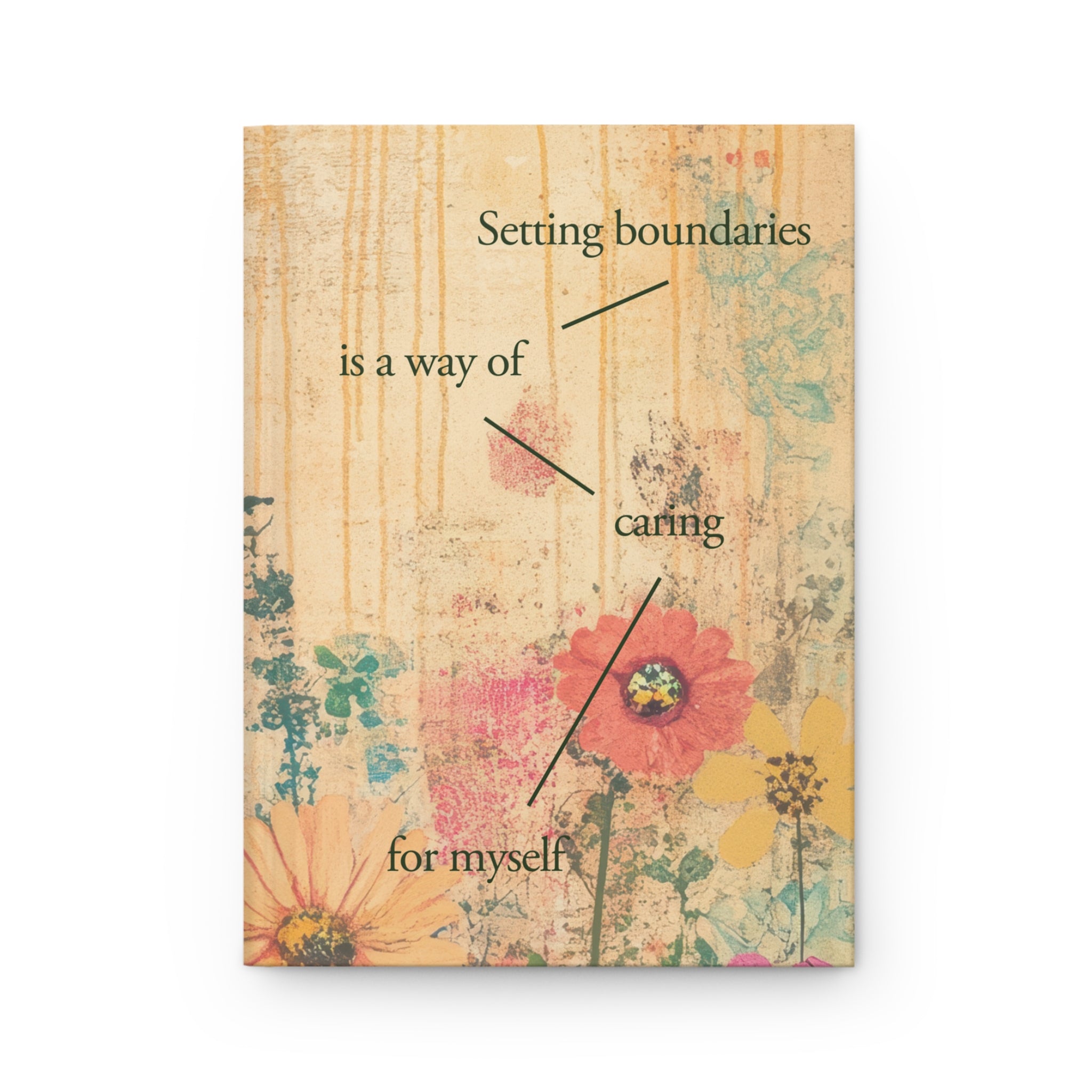 "Setting Boundaries" -  Hardcover Journal