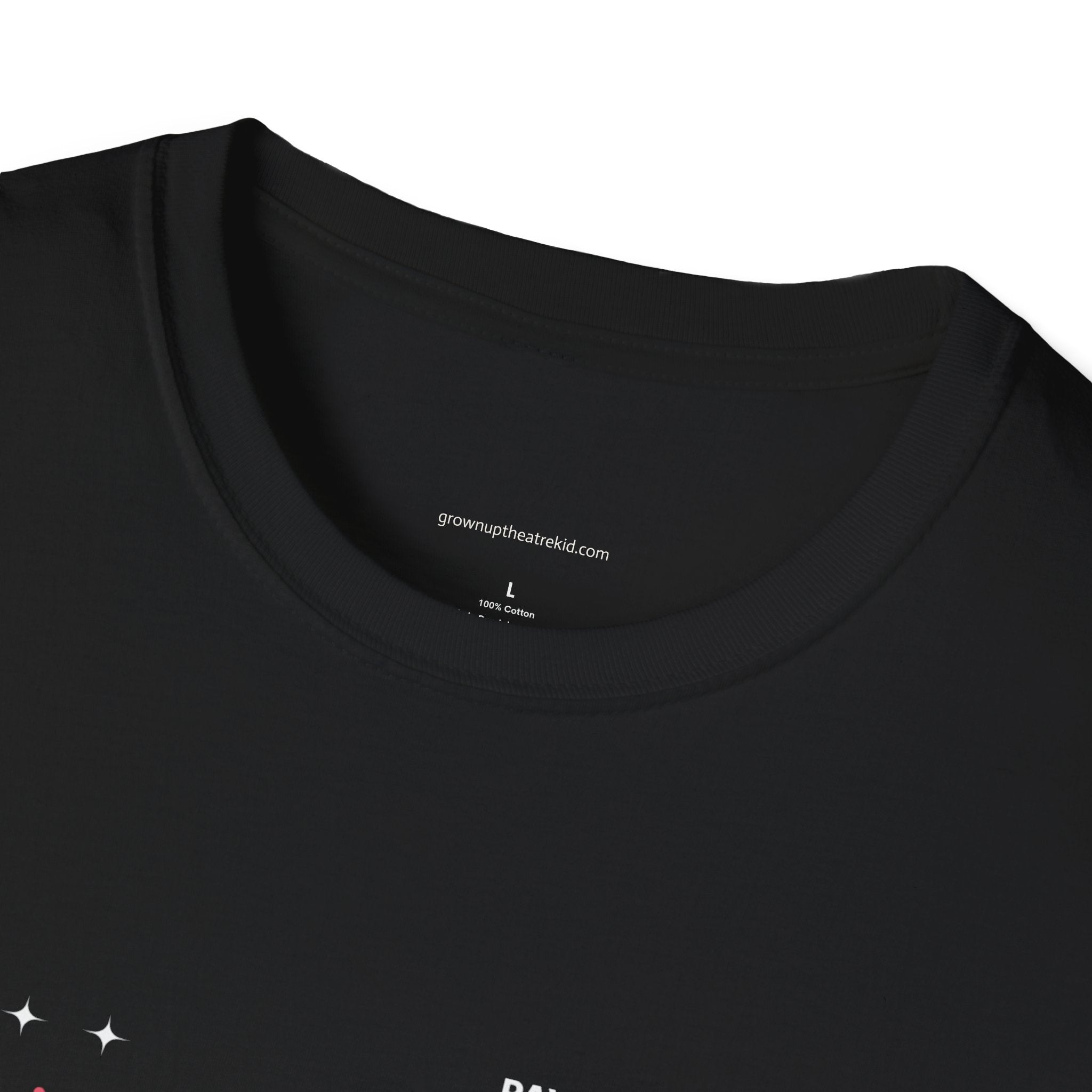 Fly Toward Your Art Unisex Softstyle T-Shirt - Inspiring Gift for Artists & Theatre Lovers