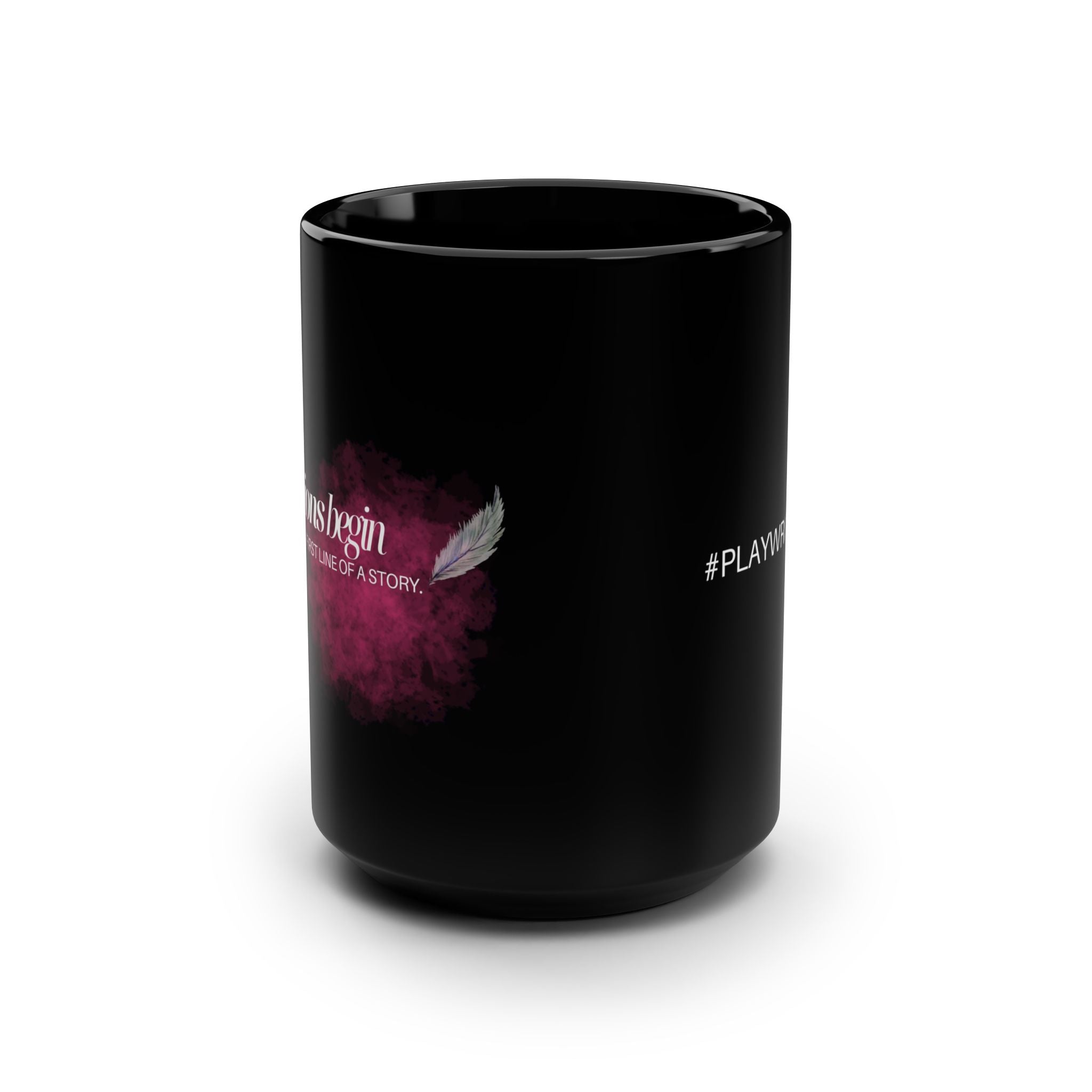 "Revolutions Begin in the First Line of a Story"– Playwright Mug 🎭☕💡