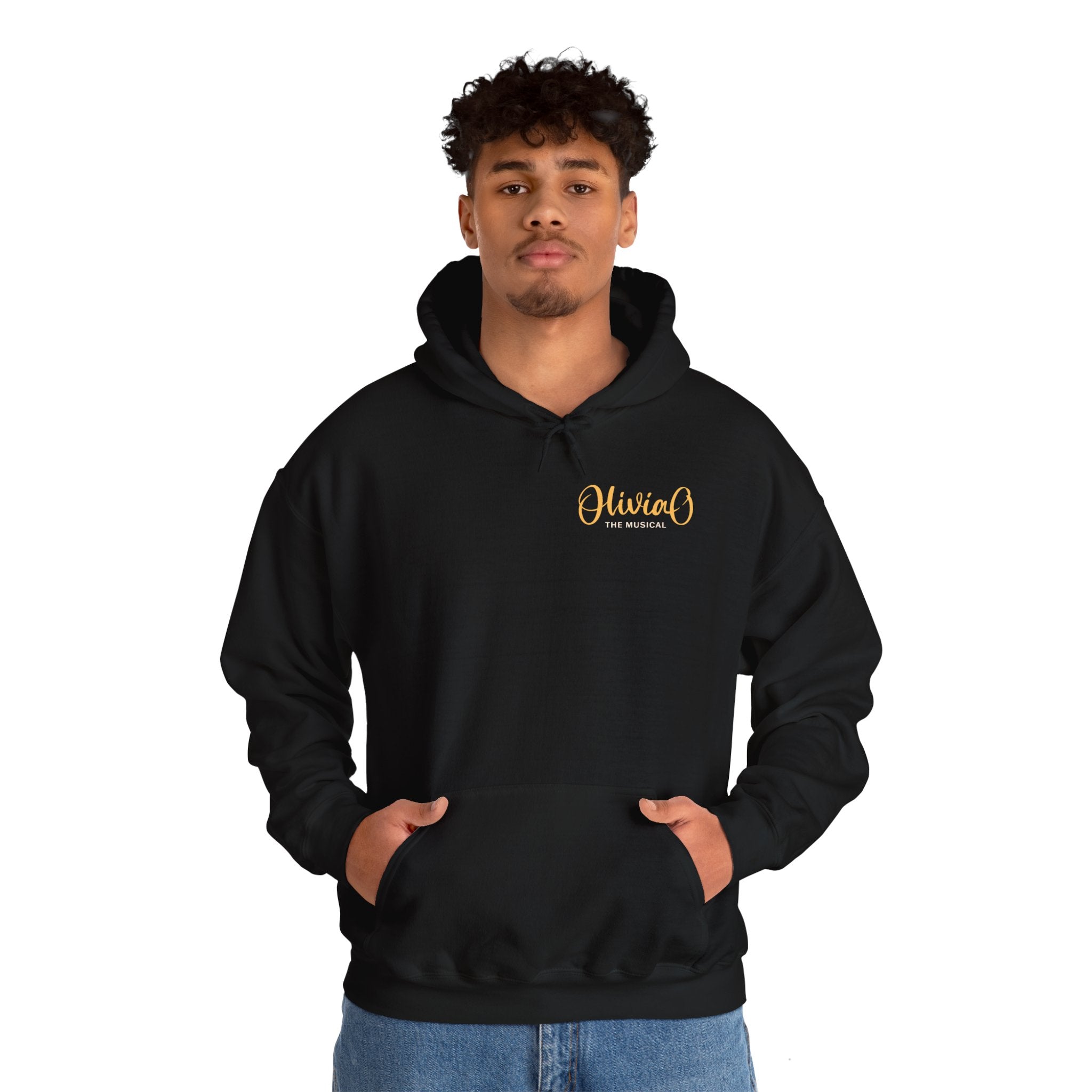 Olivia O "Manos A La Obra" Sweatshirt - Unisex Heavy Blend™ Hooded Design for Musical Fans