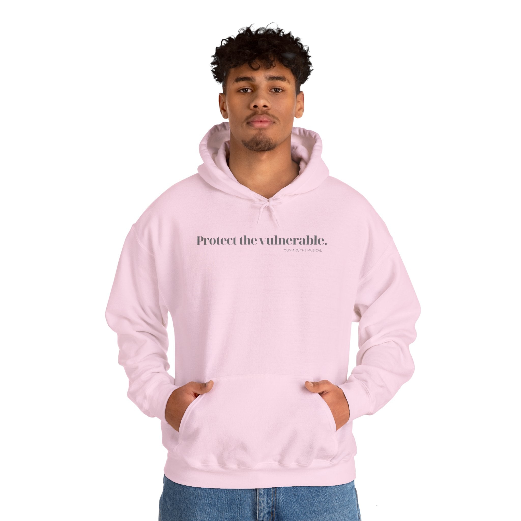"Protect the Vulnerable" Hoodie – Wear the Message, Support the Movement (Unisex Heavy Blend Sweatshirt)