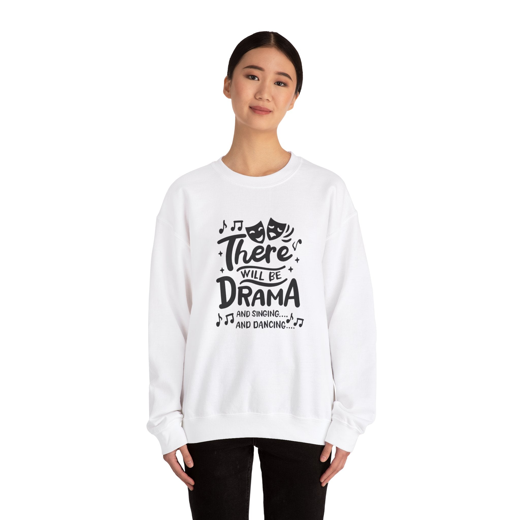 Theater Vibes Drama Crewneck Sweatshirt
