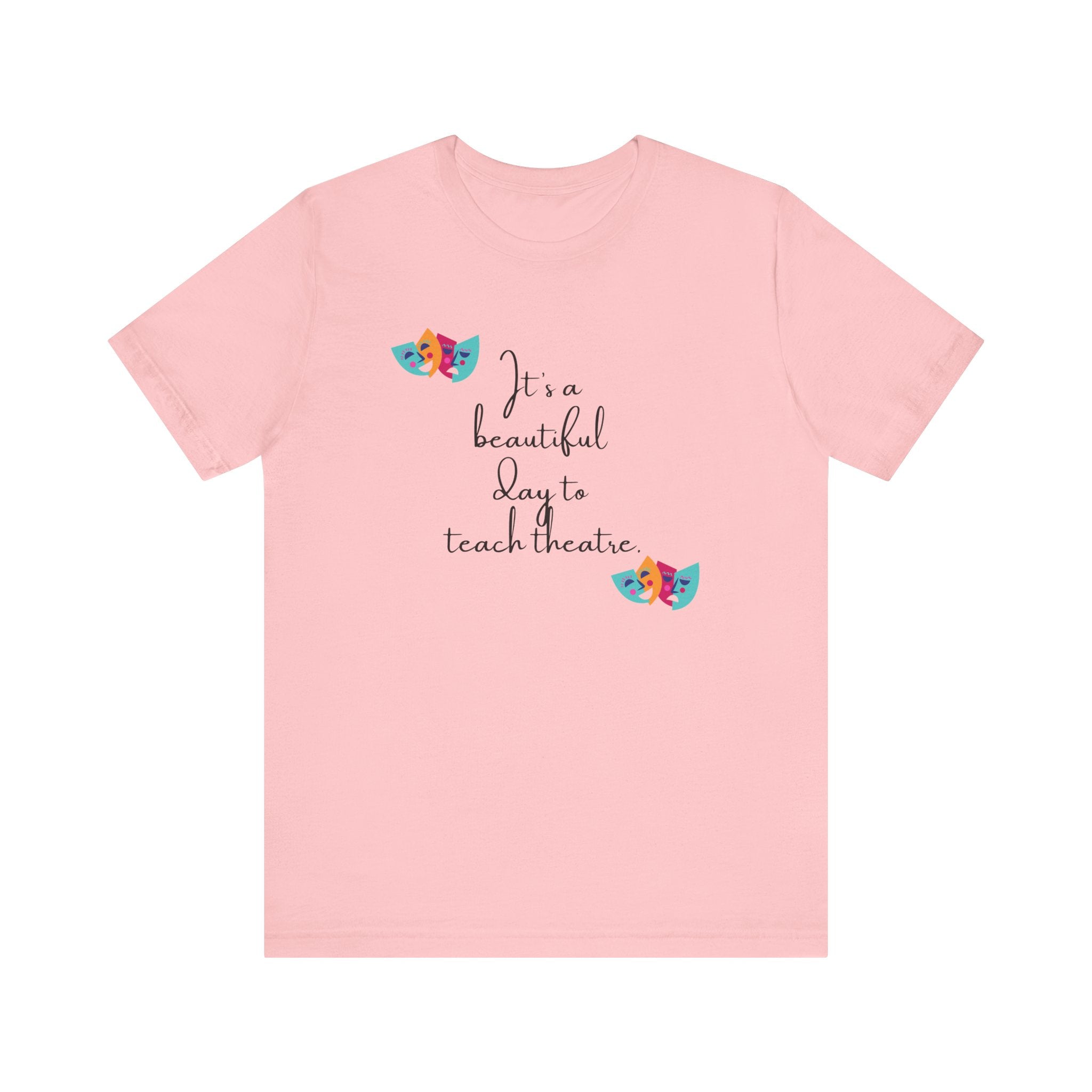 Unisex Softstyle T-Shirt - "It's a Beautiful Day to Teach Theatre" - Inspirational Tee for Educators and Theatre Lovers  🇨🇦
