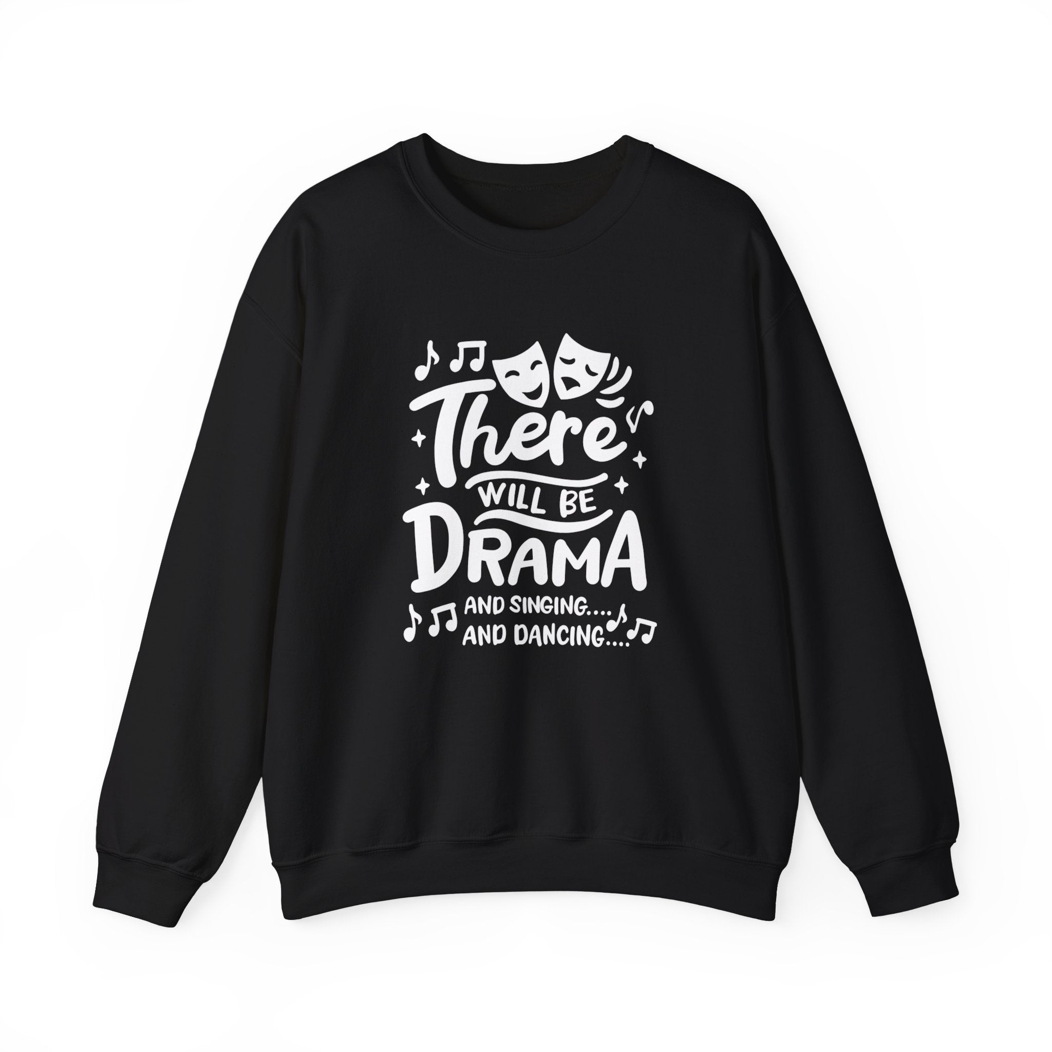 Theater Vibes Drama Crewneck Sweatshirt