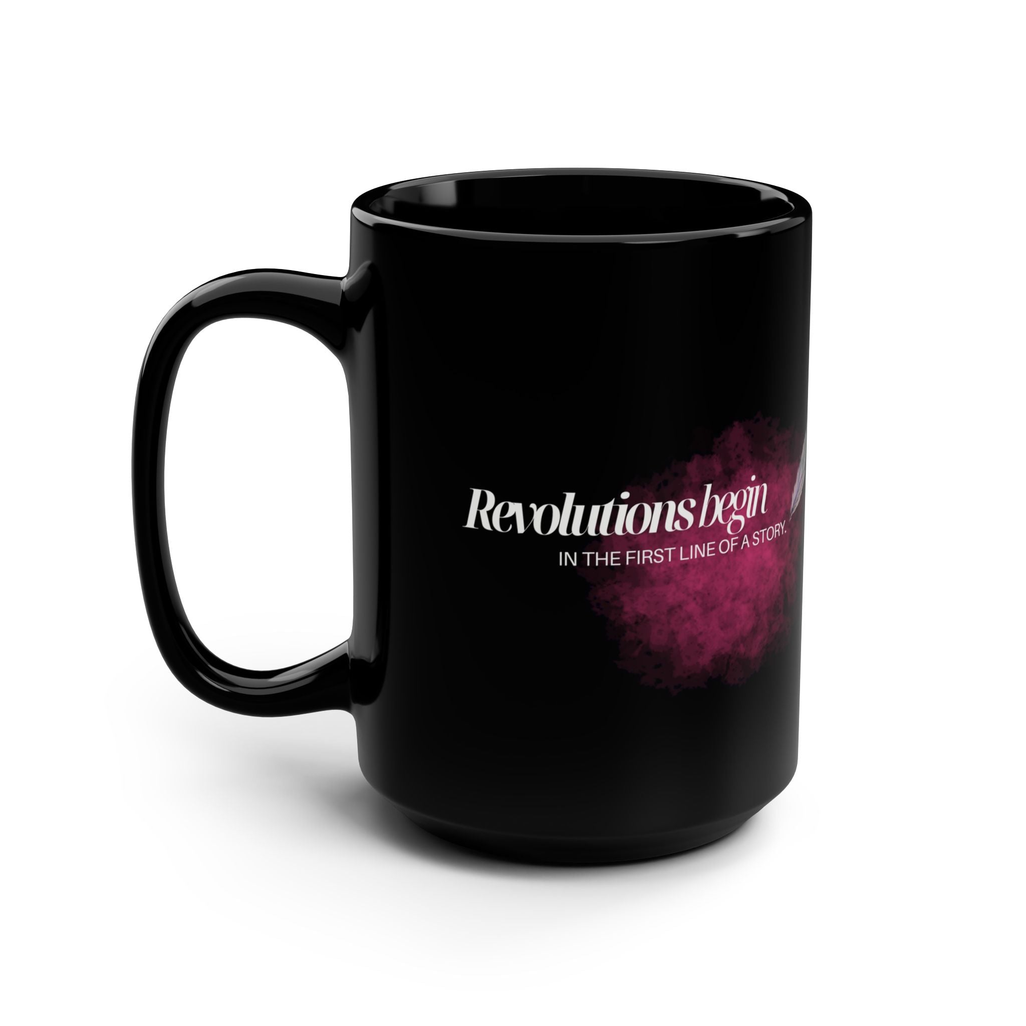 "Revolutions Begin in the First Line of a Story"– Playwright Mug 🎭☕💡