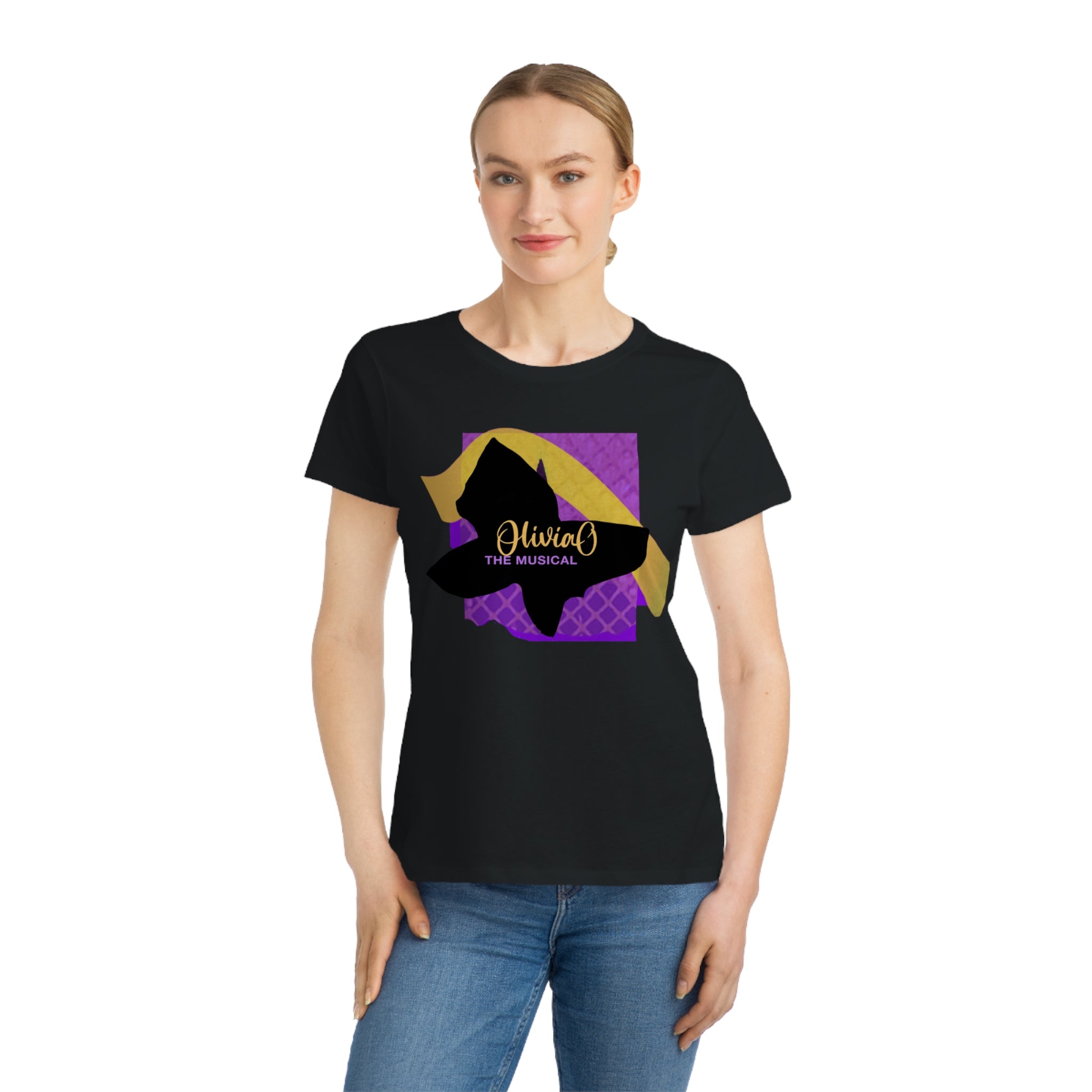 Olivia O, The Musical – Organic T-Shirt With Custom Design by Gabby Vazquez 🎭🌿