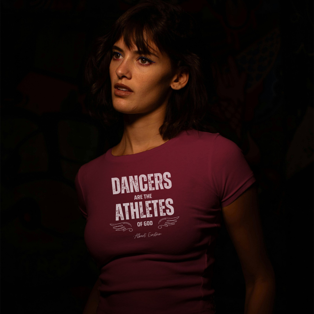 "Dancers Are the Athletes of God" Unisex Moisture-Wicking Tee – Move Freely, Perform Boldly