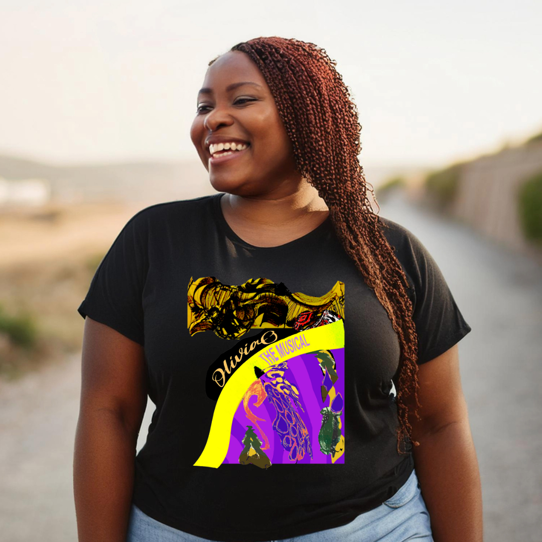 Olivia O, The Musical – Organic Unisex Graphic T-Shirt Design by Gabby Vazquez 🎭🌿